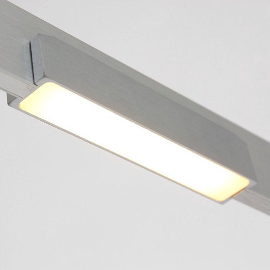 Suspension Bloc 3297ST en acier, 171 cm, hauteur réglable grâce à un système de levage par câble Steinhauer, design moderne, intensité réglable à l'aide d'un variateur externe
