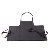 Tablier de cuisine Masterpro unisexe – Offrant une bonne protection, une coupe ajustable et un tissu résistant à l'usure facile d'entretien – Pour la cuisine et les grillades – Coton et polyester noir – Taille 1