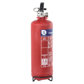 Smartwares Extincteur - Poudre - 2Kg - Support de suspension inclus