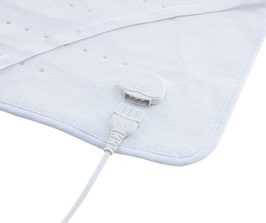 Tomado TEB1502W - Sous-couverture électrique - 2 personnes - 160 x 140 cm - 2 interrupteurs - Blanc