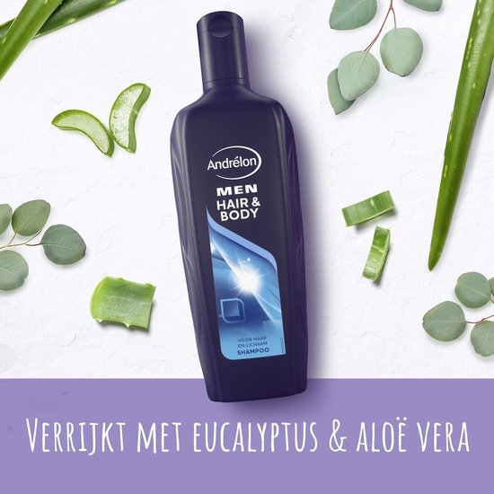 Shampoing Andrélon Men Hair & Body - 300 ml