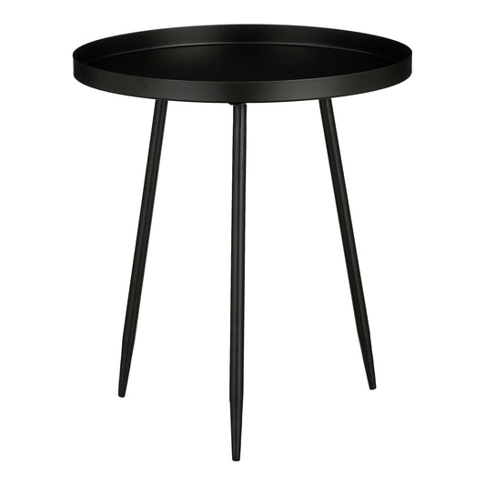 Mica Decorations Table d'appoint Flores - H44 x Ø40 cm - Noir