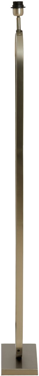 Light & Living Lampadaire Jamiri 142 cm - Nickel - Lampadaire en métal (abat-jour exclu)