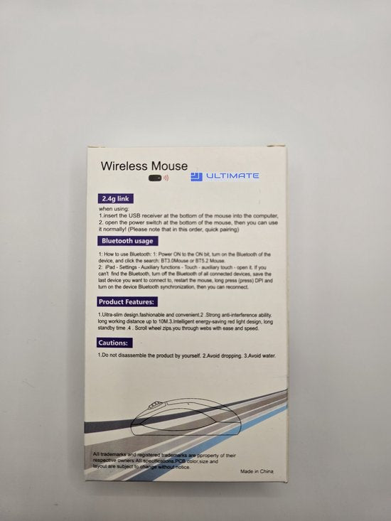 Souris Bluetooth LED sans fil - Ergonomique - RGB - Ordinateur portable et jeu - Sans fil - Noir