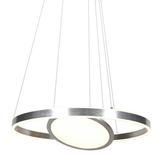 Suspension Ringlux 3514ST en acier, 60 cm, hauteur réglable - Steinhauer : éclairage moderne d'intérieur