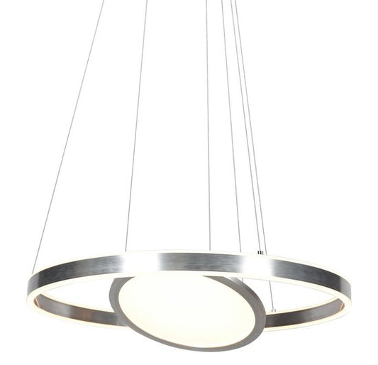 Suspension Ringlux 3514ST en acier, 60 cm, hauteur réglable - Steinhauer : éclairage moderne d'intérieur