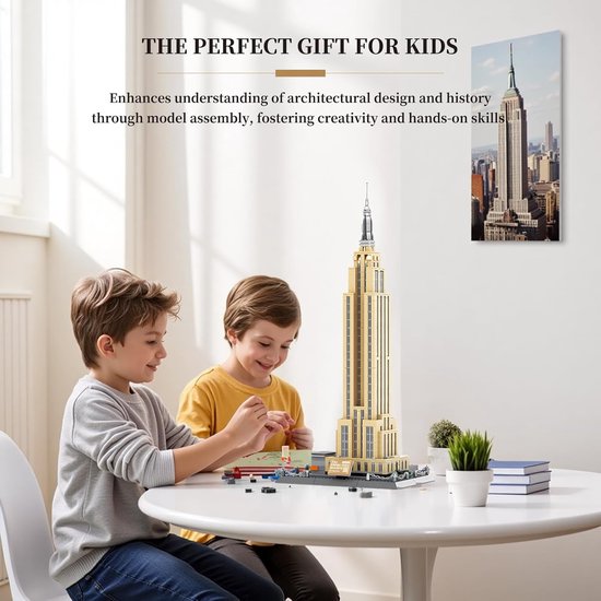 Jeux de construction Wange - Maquette de l'Empire State Building - 5212