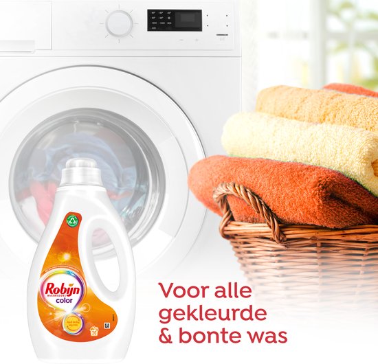 Robijn Détergent liquide - Couleur - avec 90% d'ingrédients biodégradables - 20 lavages