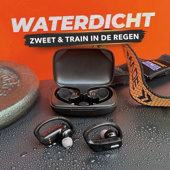 Cozey Écouteurs de sport sans fil avec Bluetooth - Course à pied - Microphone - Écouteurs sans fil