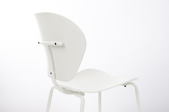 Zuiver The Ocean Chair Chaises de salle à manger Coconut Milk - Lot de 2