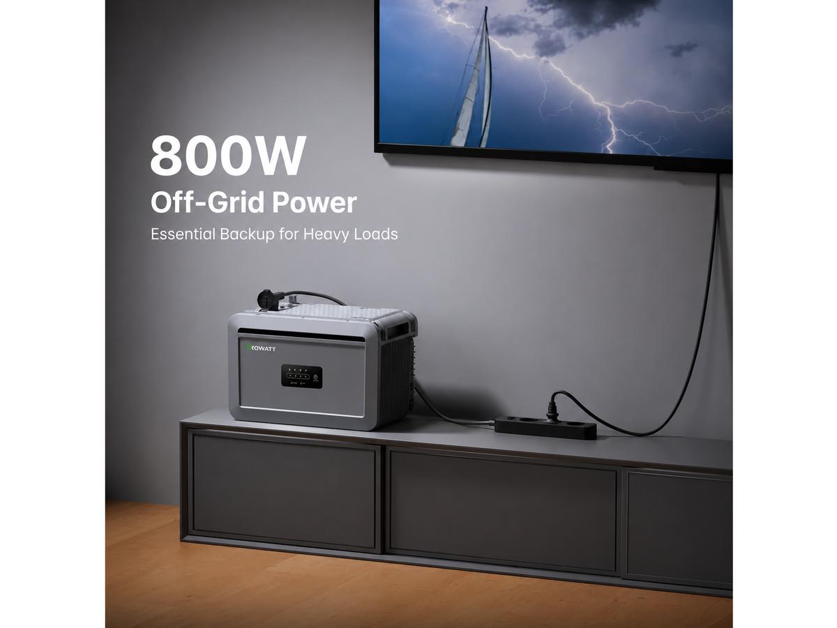 Batterie domestique Growatt Nexa 2000 - Batterie d'extension - Design compact - 48 V