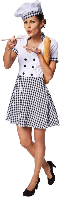 Dressforfun Costume Femme Chef L - déguisement déguisement halloween déguisement soirée carnaval déguisement carnaval robe de soirée - 301510