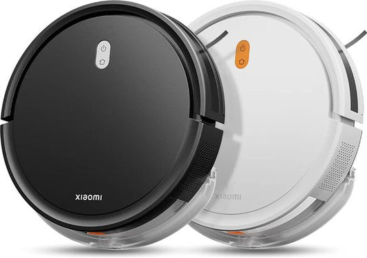 Xiaomi Robot Vacuum E5 - Robot aspirateur - Avec fonction de lavage - Adapté aux animaux de compagnie - Brosses latérales doubles - Noir - 2024