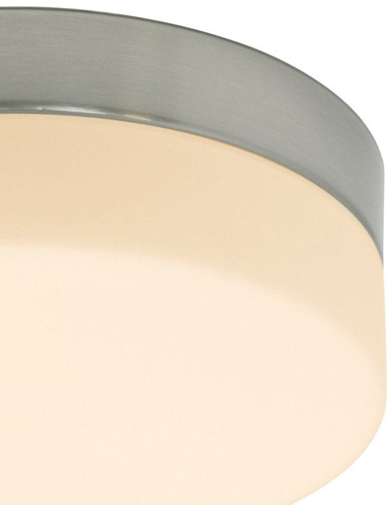 Plafonnier Steinhauer Ikaro 1363ST en acier, Ø 24 cm - Design moderne avec variateur à 4 positions, adapté à un usage intérieur et aux zones 2 et 3 de la salle de bains