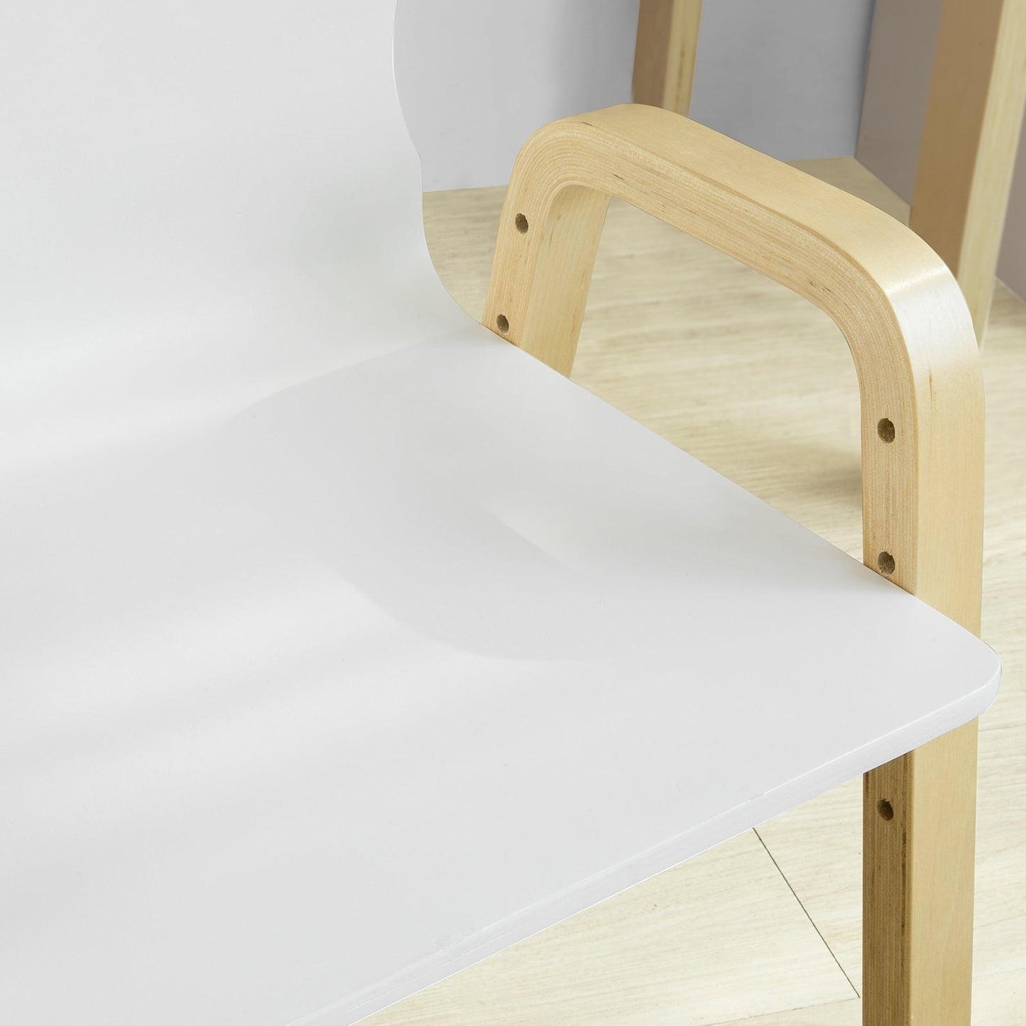 SoBuy Set de 2 chaises hautes - Plastique - Hauteur d'assise réglable 23-35 Cm