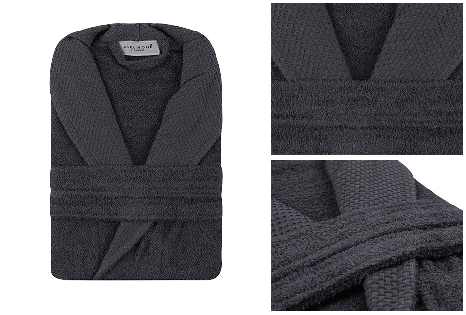 capa home - peignoir confortable - anthracite - taille XL