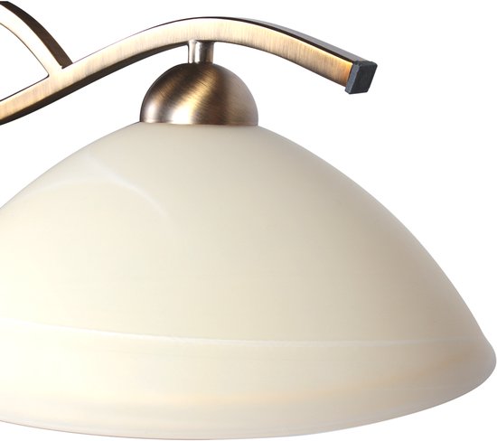 Steinhauer - lampe suspendue - Anthea - bronze - verre métal - lampe design - E27 - 4325BR