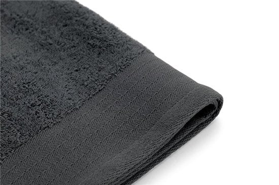 Serviette de bain Walra Soft Cotton - 60 x 110 - 100 % coton - Anthracite