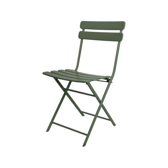 Chaise de bistrot Oval Frame Green