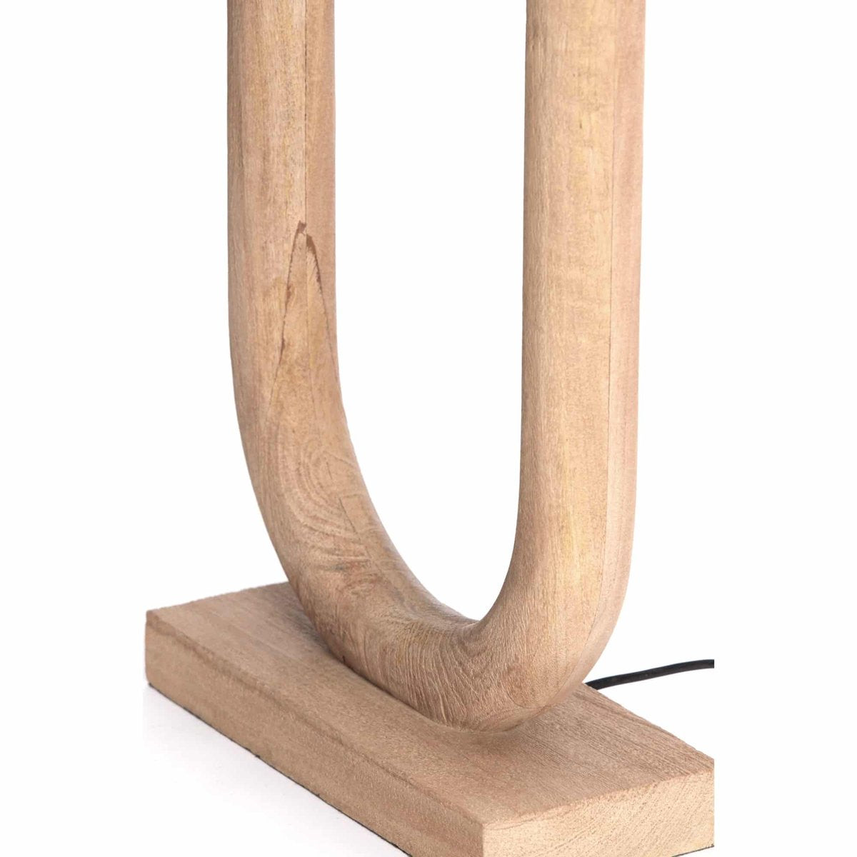 Light & Living lampe de table Paceco marron - 30x12x59 cm - pied de lampe en bois - salon | chambre à coucher