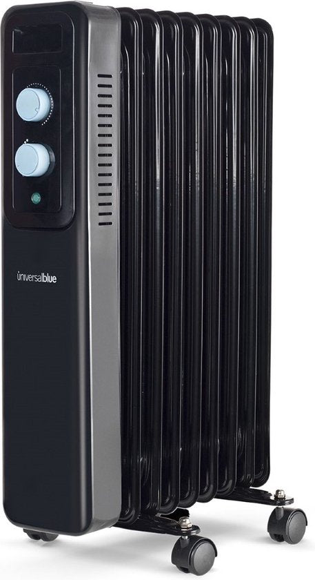 Radiateur à huile (9 chambres) Universal Blue UROIL15009 1500 W - noir
