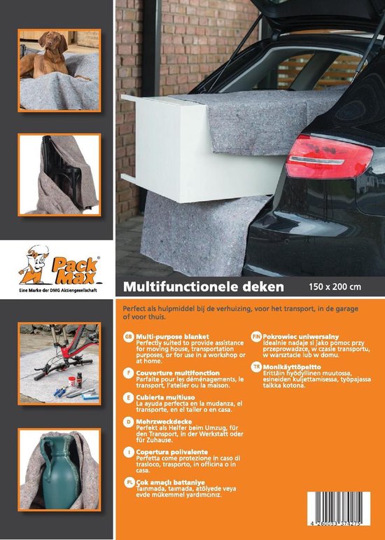 Couverture de rangement Varoda, grise