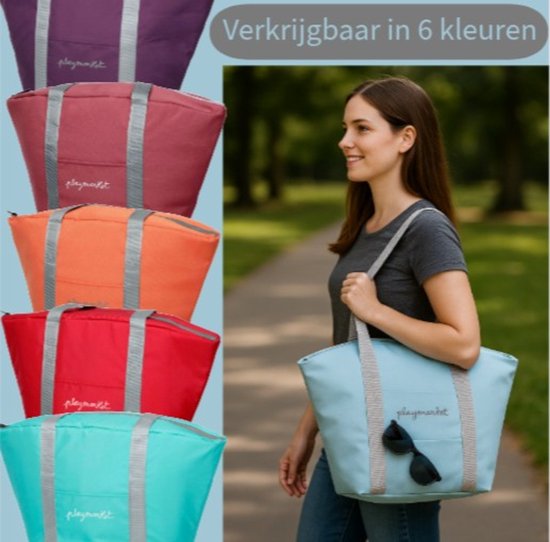 Sac isotherme Playmarket - 22,3 litres - Violet foncé
