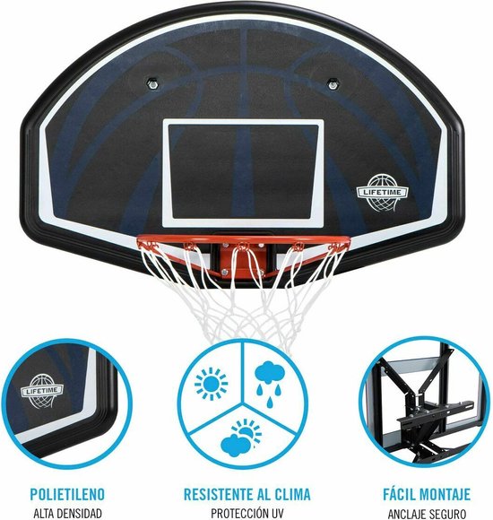 Panier de basket, Lifetime, LH10100, 112 x 72 cm