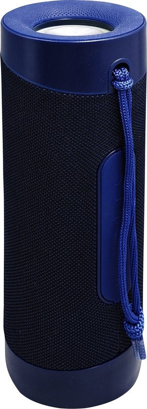 Denver BTV-208 - Enceinte Bluetooth - portable - lumière LED - entrée USB - entrée carte SD - fonction mains libres - Bleu