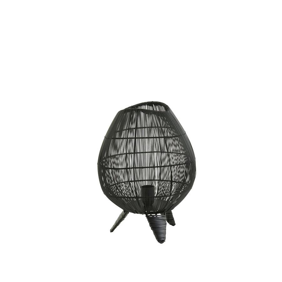Light & Living - Lampe à poser YUMI - Ø28 cm - Noir