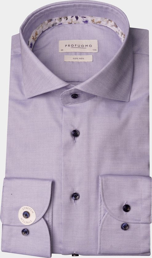 Profuomo Chemise d'affaires à manches longues Bleu PPUH30001B/M