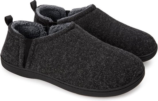 Chaussons Homme - Chaussons - Noir - Antidérapant - Taille 44/45 - Comfeet
