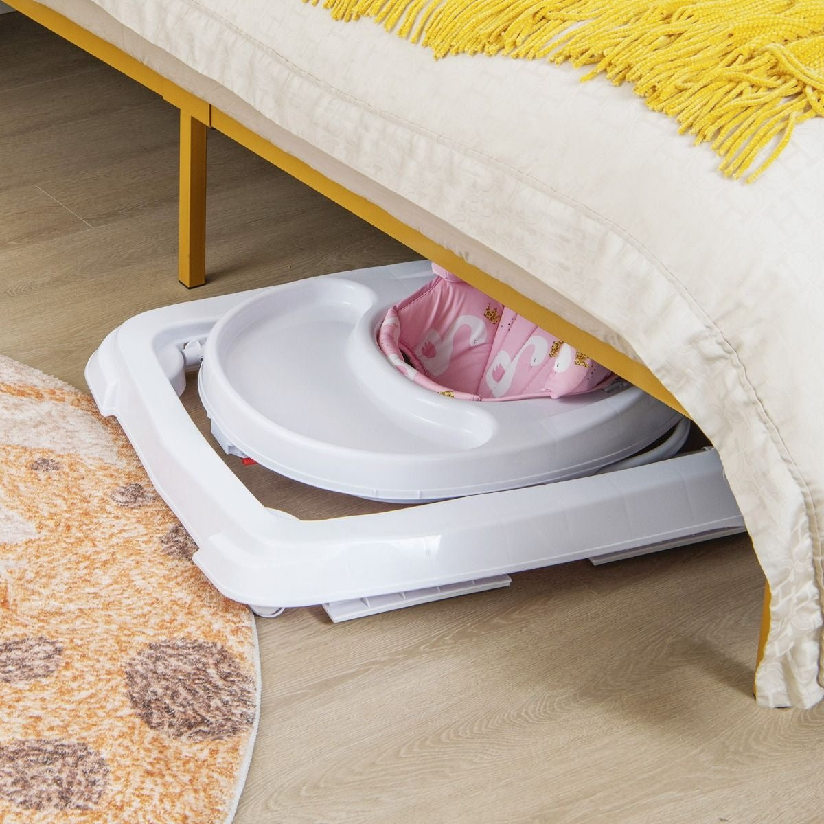 Aide à la marche pour bébés Coast - réglable - coussin d'assise amovible - Rose