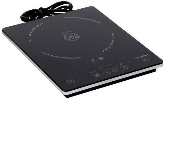 Severin KP 1071 - Plaque de cuisson à induction - 1 zone de cuisson - minuterie - sécurité enfants - 2 000 watts - prise standard