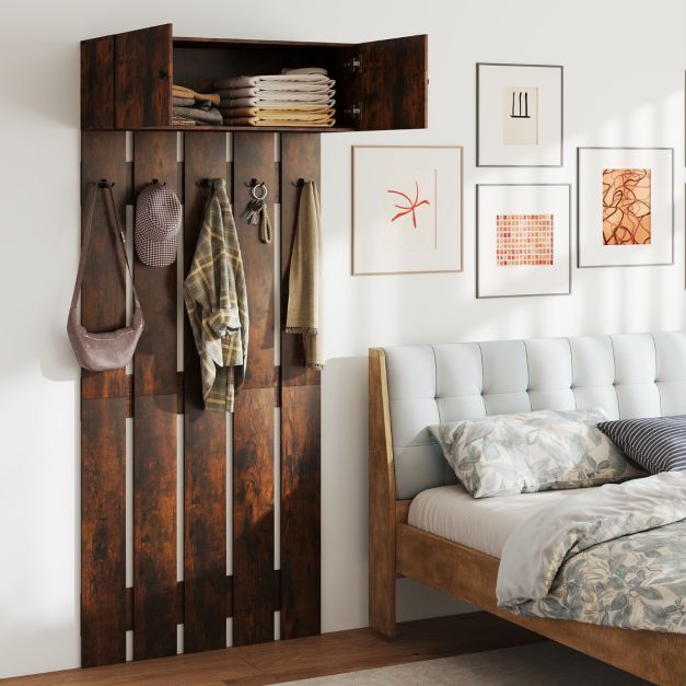 Coast Wall wardrobe - Fixation murale - Armoire de rangement - Gain de place - Multifonctionnel