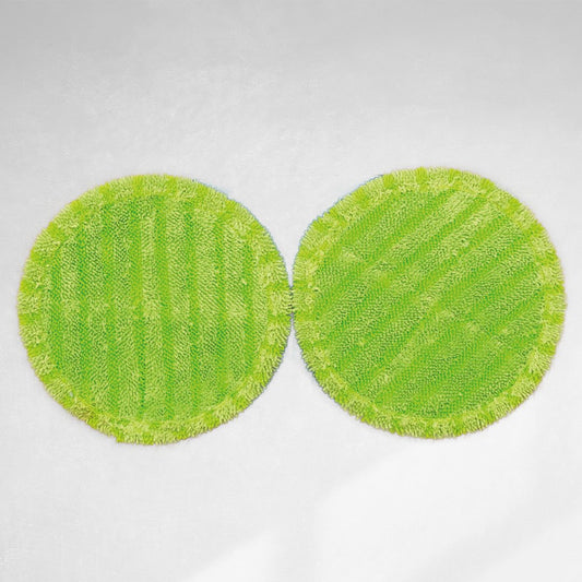 Livington Steam Twister : tampons en microfibre, lot de 2 - Système Duopad - Convient à tous les types de sols - Réutilisables et lavables