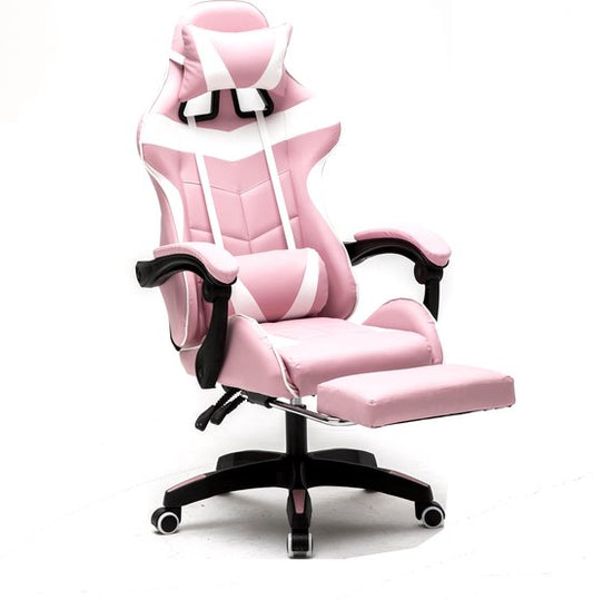 Chaise de jeu VDD avec repose-pieds - Rose