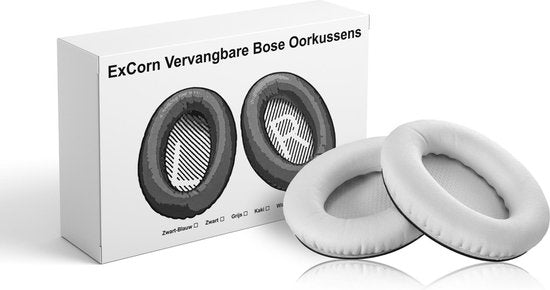Lot d'oreillettes pour casques Bose – Bose QuietComfort 35 II – QC2/QC15/QC25/QC35/SoundTrue/SoundLink Around-Ear II – AE2