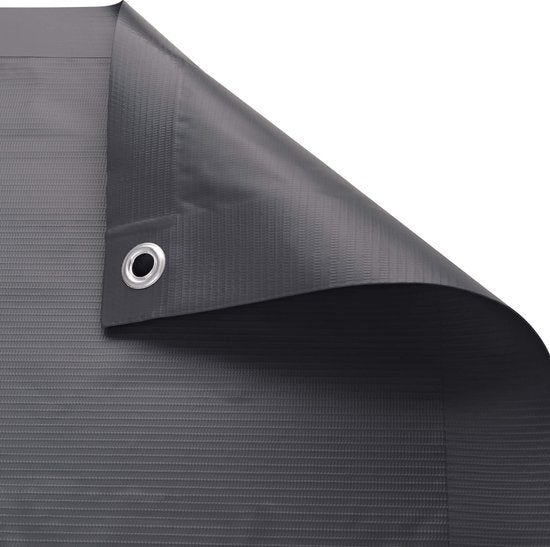 tectake® - garde-corps de balcon garde-corps de balcon écran de jardin - hauteur 90 cm - 6 mètres - noir - 402706