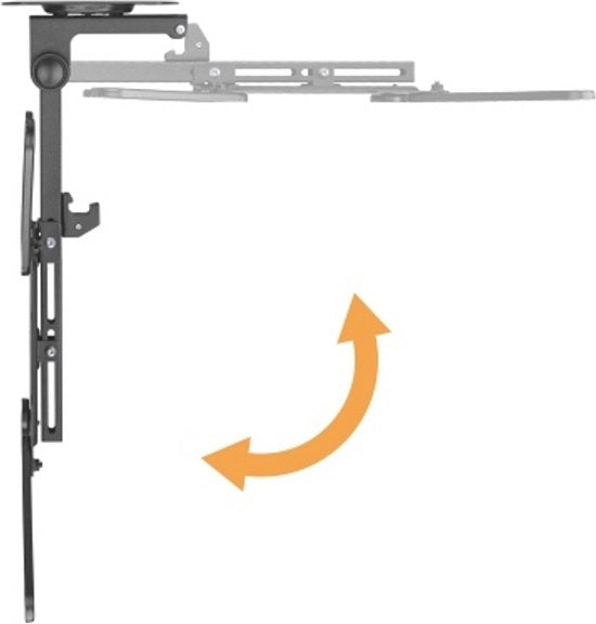 Support plafond écran TV - pliable rotatif inclinable - 23 à 43 pouces