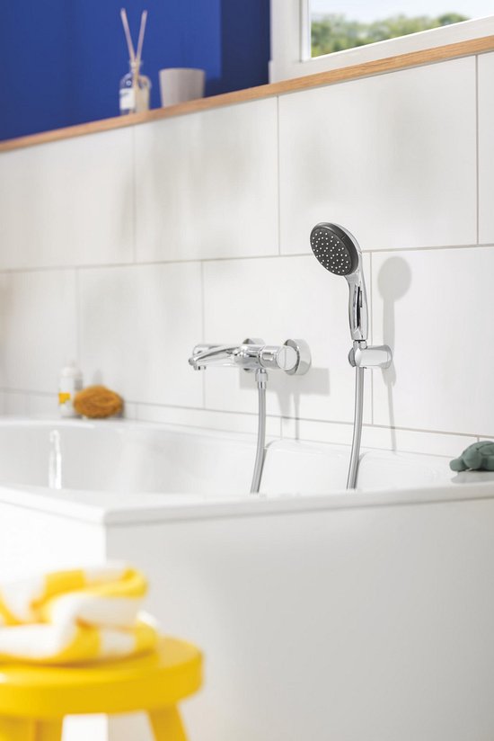 Douchette à main GROHE Vitalio Start 100 - Ø 10 cm - Économie d'eau - 2 types de jet - Chrome