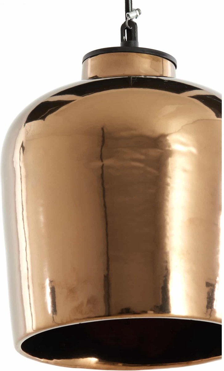 Light & Living Lampe pendante Dena - Ø22,5 cm - Céramique - E27 - Design moderne - Bronze