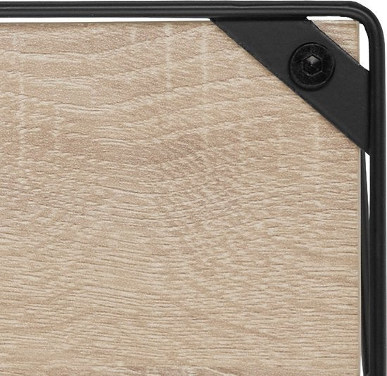 tectake® - 2 Etagères murales Rockport industrial light brown - 404432