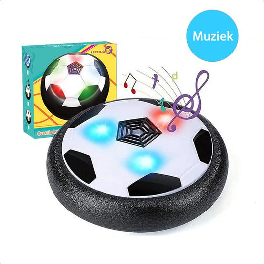 Tech Essentials® Hover Ball - Eclairage Led et Musique - 18 cm - Smart Ball Soccer Bot - Hovering Air Soccer - Jeu - Soft - Pour l'intérieur - Enfants