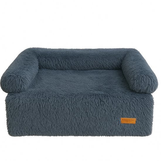 By Cee Cee Original Dog Rug Bench - Panier pour chien - Premium - Entièrement dézippable - Dark Grey- 102x90 - Size L