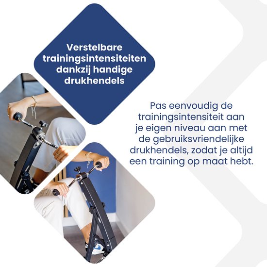 Vélo d'appartement - Nexxt - Pour les bras et les jambes - Vélo d'exercice pour l'entraînement et la rééducation