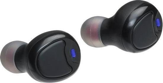 Denver TWE-60 - Ecouteurs sans fil Bluetooth - avec étui de chargement - Noir