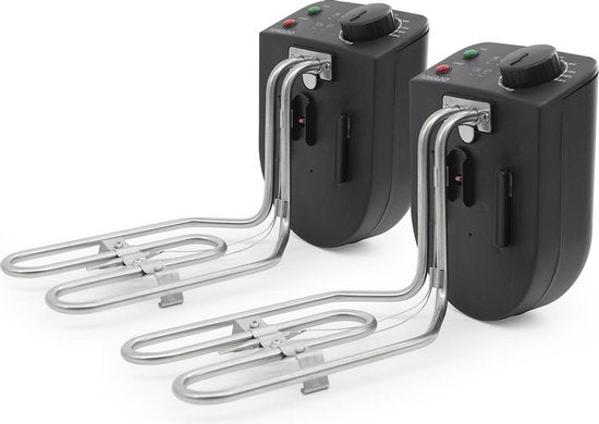 Tomado TDF6001B - Friteuse double - 2 x 3 litres - zone froide - noir