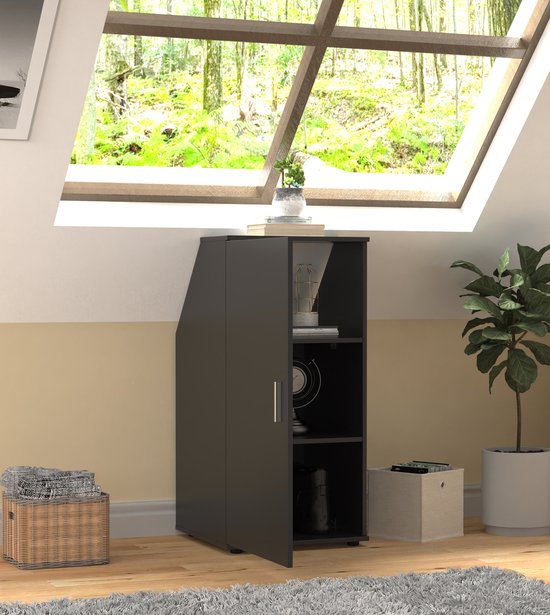 Armoire mur incliné chambre mansardée - armoire de rangement adaptée aux murs inclinés - armoire sous lucarne