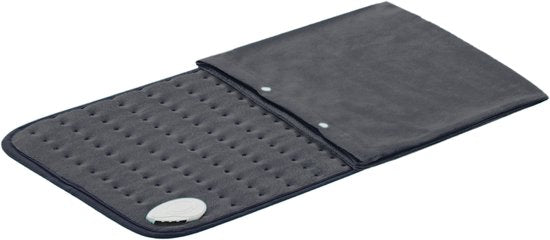Seranova Coussin chauffant électrique - Housse incluse - Dos/ Pieds/ Cou/ Épaules/ Abdomen - Coussin chauffant - Coussin chauffant - 60x30cm - Gris anthracite